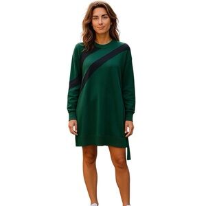 N:PHILANTHROPY COLE BEETLE SWEATER DRESS WOMEN COLOR GREEN SIZE S